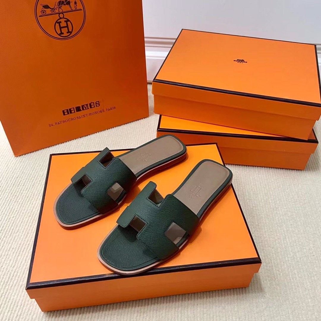 에르메스 올수공 오란 슬리퍼 샌들 앱송 36